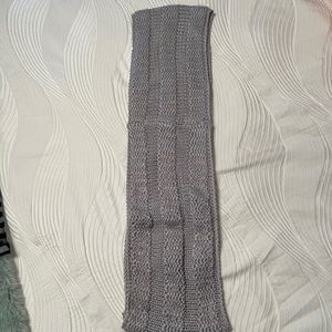 Rachel Zoe Infinity Scarf Gray Cable Knit